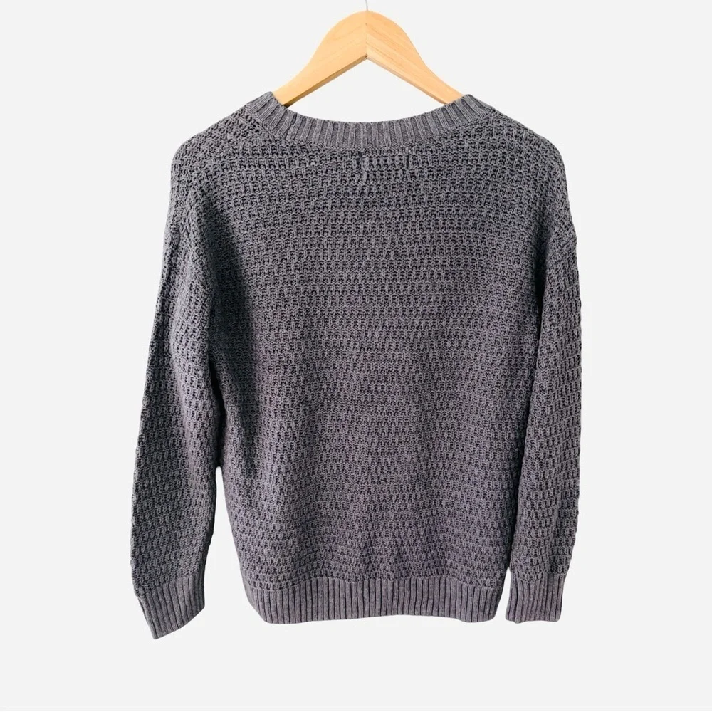 Old Navy Gray Long Sleeve Textured Sweater NWOT Size S